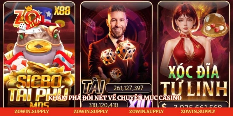 Khám phá đôi nét về chuyên mục casino