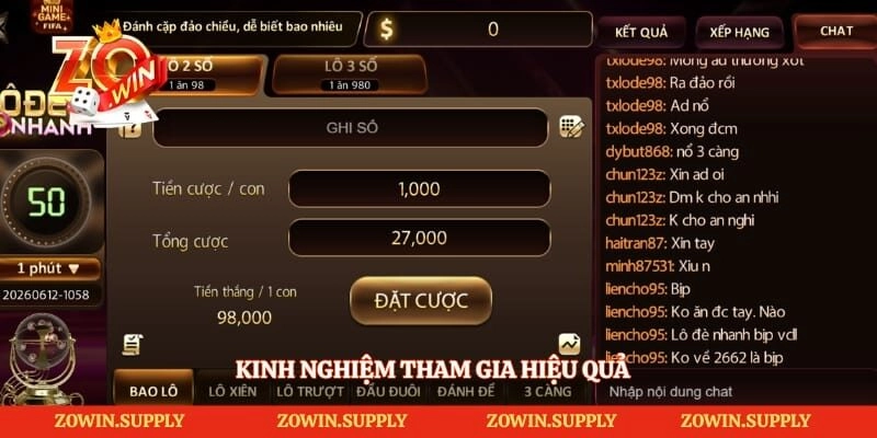 Kinh nghiệm tham gia hiệu quả