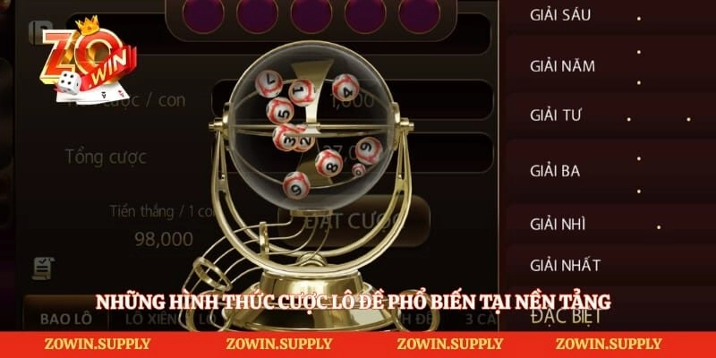 Những hình thức cược lô đề phổ biến tại nền tảng