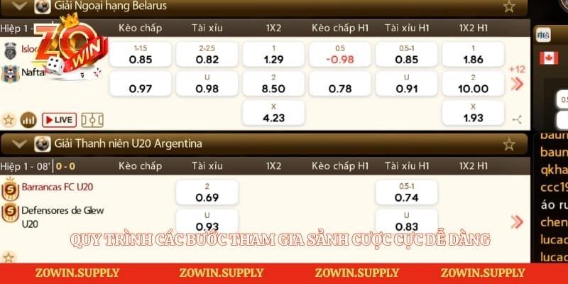 Quy trình các bước tham gia sảnh cược cực dễ dàng