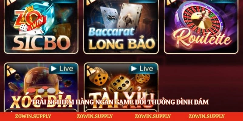 Trải nghiệm hàng ngàn game đổi thưởng đình đám